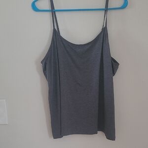 Time and Tru Gray Sleeveless Camisole Top